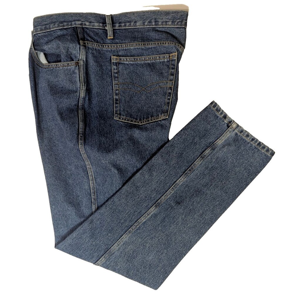 Vintage Bugle Boy Men's Jeans 40x32 Medium Wash Blue